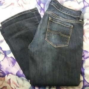 Arizona Distressed Bootcut Jeans